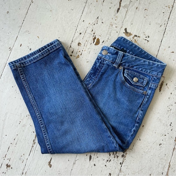 Vintage Y2K Harley Davidson Capris Jean Pants - Picture 6 of 15